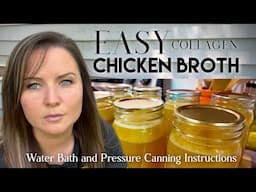Make Collagen Rich Chicken Broth / Bone Broth