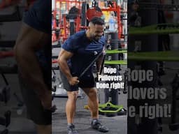 Cable pullover the right way! #pullovers #workouttips