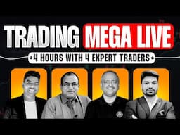 🔴 MEGA LIVE | TRADING KA MAHASANGAM | Four Hours With Four Traders