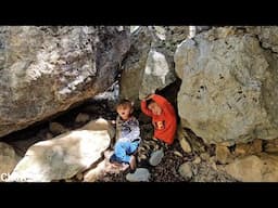 "Pregnant Nomadic Woman with Two Young Children! How Soghra Lives in the Mountains?"