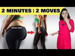 Don't RUN Or SQUAT, If You Have Fat On Your Hips & Thighs! Do These 2 MOVES & Get Slim Legs