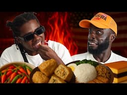 Americans eat INDONESIAN CHILI l Enak Or Denak Show (Nasi Liwet, Spiku..)