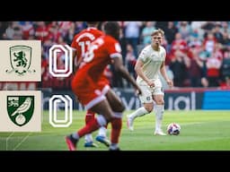 HIGHLIGHTS | Middlesbrough 0-0 Norwich City