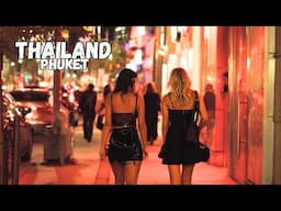 Night Walk in Phuket Old Town Weekend Market | Thailand 4K HDR..