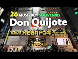 BEST 26 MUST-BUY SOUVENIRS IN SHIBUYA MEGA Don Quijote 2025 ｜Japan Ultimate Guide