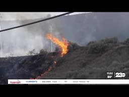 Fire Crews Make Progress on 'Dogs Fire' Burning North of Bakersfield