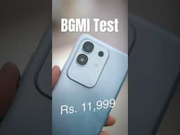 vivo t4x 5G BGMI Test with FPS Meter 🔥 60 FPS Graphics Setting | Gaming Review #bgmi #vivot4x