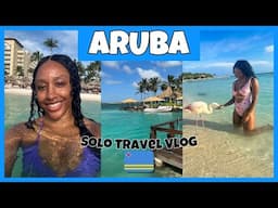 Aruba Travel Vlog - Solo Travel - Flamingos and Boat Ride!