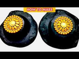 22K Gold Pasha Earring Making |How To Make Gold Earring| Gold Jewelry Making - Nadia Jewellery