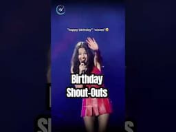 The Hilarious Charm of Concert Birthday Shout-Outs!