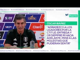 PERÚ 0-0 ECUADOR: CONFERENCIA DE PRENSA DE ÓSCAR IBÁÑEZ | CLASIFICATORIAS 2026 🇵🇪⚽🇪🇨