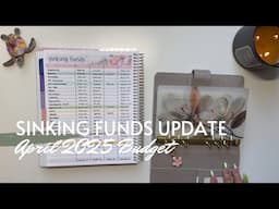 April 2025 Sinking Funds Update| Sinking Funds Counting | April 2025 Budget | Maria's Budgeting