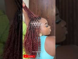 Mini braids gorgeousness 😍 #youtubeshort #shorts #viralshort #shortsfeed