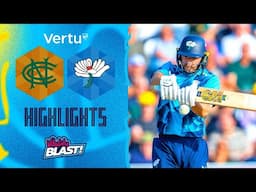 Highlights - Notts Outlaws vs Yorkshire Men | Jack White Takes 4-33!