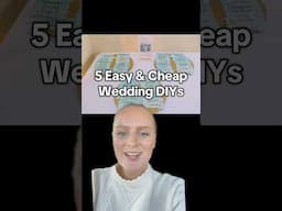 Would you try these budget-friendly wedding DIY’s? #weddingplanning #diy #bridetobe #weddingtips