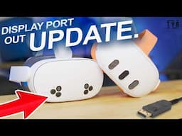 New QUEST Update v74 is HERE!!! with Display Port Alt-Mode!?