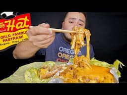 Chili Cheese Fries + Double Cheese Burger MUKBANG EATING SHOW