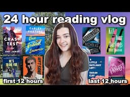 24 hour reading vlog ⏰📚🤯 [reading so many NEW release books, with my friend Brittany]