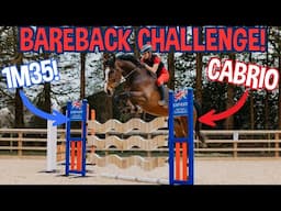 JUMPING 1M35CM BAREBACK! * BAREBACK CHALLENGE *