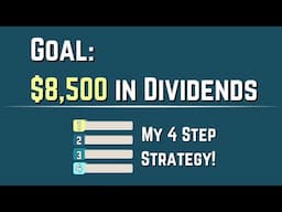 My plan to grow my Dividend Income in 2025! 4 Step Strategy #dividendinvesting #dividends #income
