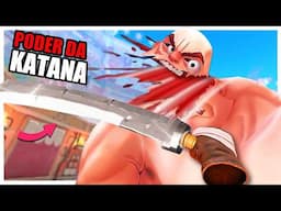 GARRAS DE WOLVERINE, TRITURADOR e KATANA, o que pode dar errado?