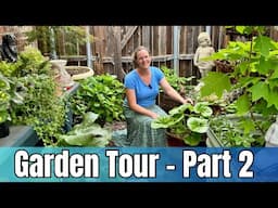🌸 Spring GARDEN TOUR - Part 2 | Backyard Cut Flower Garden, Porch Containers & Shade Garden 🌿🌼