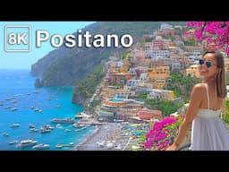 Positano 8K Walk Amalfi Coast Holiday Walk in The Best Holiday City