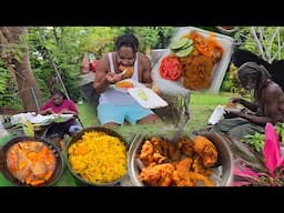 Family is everything | spending the day with my brother & cooking his dinner real yardstyle cooking