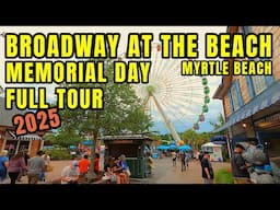 What it's really like in MYRTLE BEACH on MEMORIAL DAY! Broadway at the Beach - Full Walking Tour!