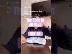 The Bible in 40 days | Day 28 #faith #biblein40days
