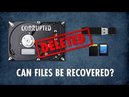 Recover accidentally deleted files from a corrupted hard drive! 2025 UPDATE