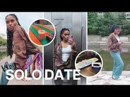 Taking Myself On A Date | solo date diaries, art museum, smoothies & healing (ep 1)