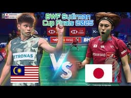 BWF Sudirman Cup Finals 2025 I Japan vs. Malaysia I Group C | Leong Jun Hoa vs Naraoka