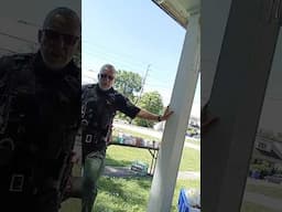 Ignorant Cops Ruin Yard Sale (without a warrant) #shorts