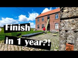Is it possible to renovate an old farm yourself in JUST ONE YEAR? Here's the TRUTH!
