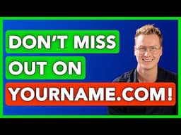 Why You Need Your Own .com Name Now!