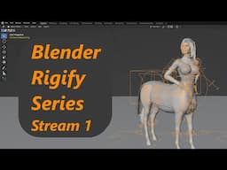 Blender Rigify Series Stream 1 |  What Do YOU want to know about Rigify?