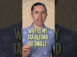 Is Your Tax Refund Smaller Than You Expected? #taxes #taxrefund #irs #refundmoney #money