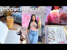 PRODUCTIVE VLOG 🌱 | Realistic Daily Routine, Grocery Haul, Journaling, Healthy Habits & Working out