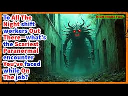 To all the night shift workers out there—what’s the scariest paranormal encounter you've had?