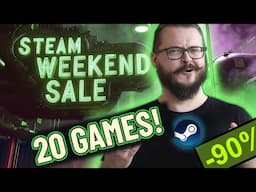Steam WeekEND Sale! 20 Awesome Discounted Games to ERADICATE your Boredom!!🎮🕹️👾