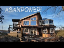 WHY DID THEY ABANDONED THIS!? Abandoned untouched mansion with lake and water slide!
