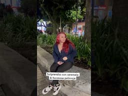 Solprendio con serenata a hermosa pelirroja #fyp  #viralvideo  #parati #explore  #shorts #amor