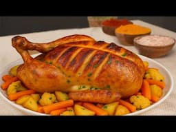 Hühnchen im Backofen, zergeht im Mund wie Butter! Habe diesen Trick in einem Restaurant gelernt!