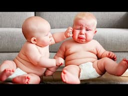 BABY BATTLE: Funniest Twin Babies Ever - COOL PEACHY