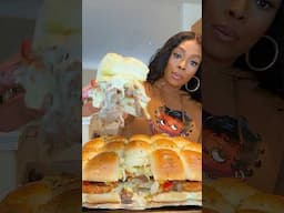 Let’s make cheese steak breakfast sliders #steak #cheesesteak #breakfast #foodshorts
