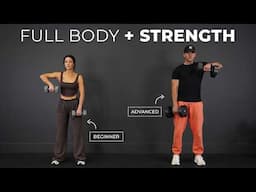 Full Body Strength Dumbbell Workout – Upper & Lower Hypertrophy