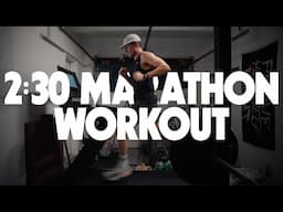 HARDEST Training Day of the Week - Training for a 2:30 Marathon