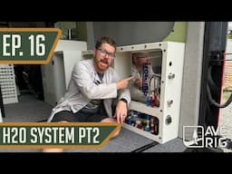 WE HAVE RUNNING WATER! | AVC Shop Van 2025 Build EP. 16 | 2023 Ford Transit 148 LB | Van Life Camper