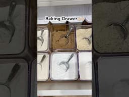 Organized baking drawer 🙌🏼 #organization #cleaning #shorts